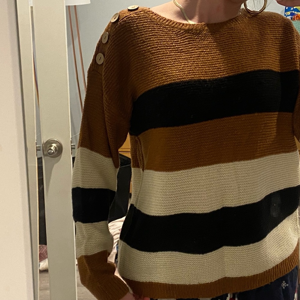 ALYA striped sweater